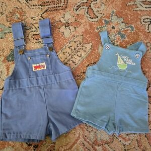 Vintage Baby Overalls - Set Of 2